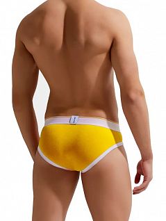 Комфортные трусы брифы желтого цвета GAUVINE 49881
